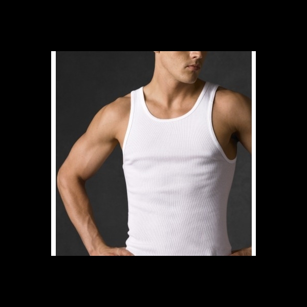 BYC 3 In 1 Men's Underwear Singlet - White - BYC Nigeria