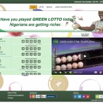 green lotto result